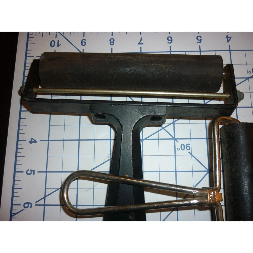 Testrite 6‎ Inch and Speedball 4 Inch Brayer Rubber Ink Roller Set Printmaking
